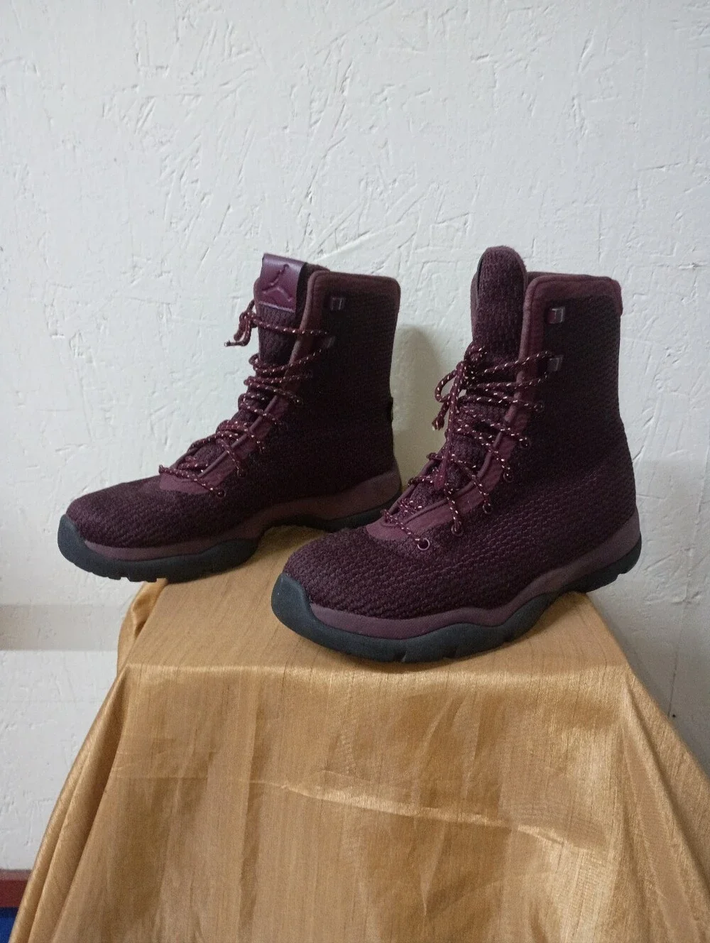 Men's Nike air Jordan future waterproof night maroon boots 10.5